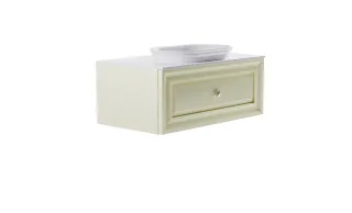 Тумба с раковиной Astra-Form Шарм 4631177713477 90 см бежевый матовый